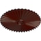 Ekena Millwork Shakuras Ceiling Medallion (For Canopies up to 5 3/4"), 33 7/8"OD x 2"P, Brushed Mahogany CM34SHBMF - alternate 4